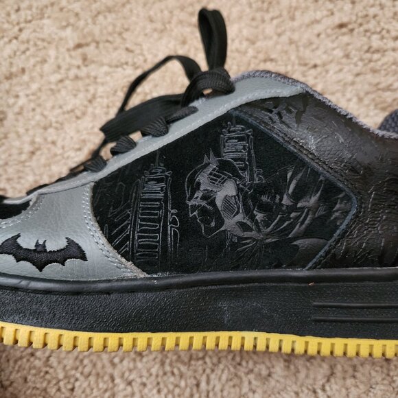 DC Comics Limited Soles Batman The Dark Knight Black Yellow Sneakers Shoes 2010 - Picture 11 of 11